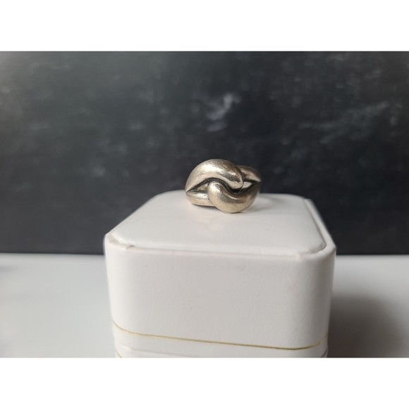 James Avery Sterling Silver Cadena Knot Ring Retired Vintage - Picture 2 of 10